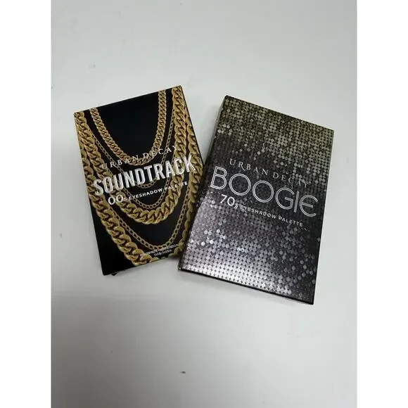 Urban Decay Eye Shadow Palettes Set Of 2 70’s Boogie & 00’s Soundtrack NIB - Picture 1 of 6